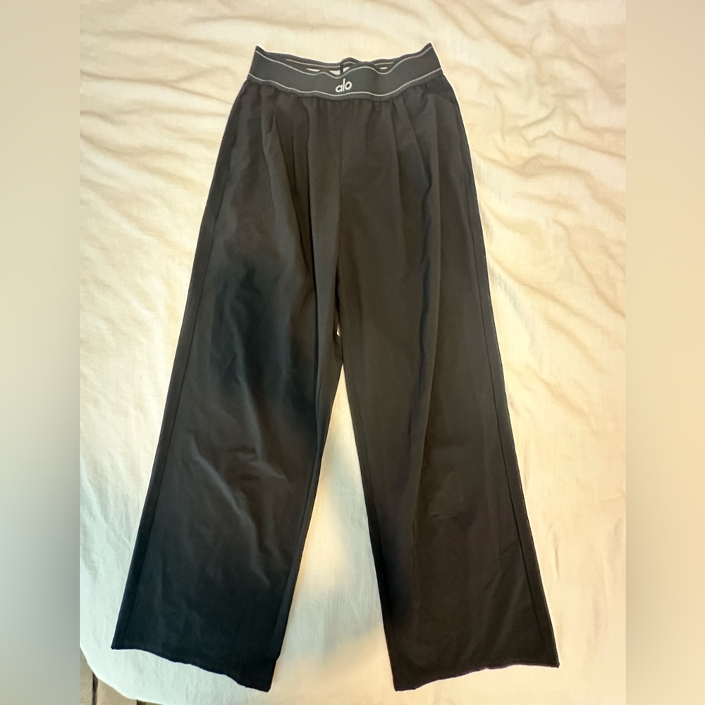 ALO Yoga Black suit up trouser